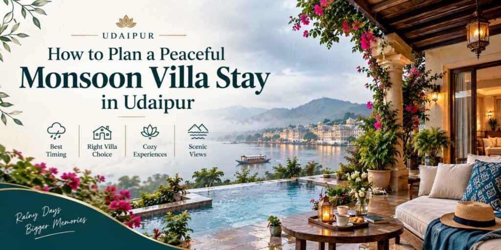 Monsoon Villa Stay in Udaipur: Peaceful Holiday Guide