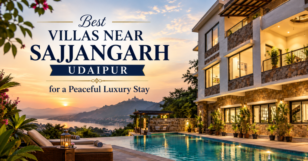 Best Villa Near Sajjangarh Udaipur for a Peaceful Luxury Stay